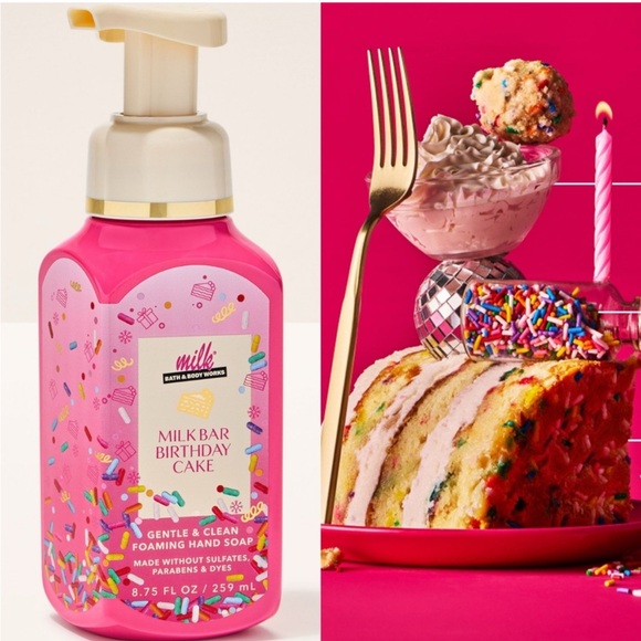 Bath & Body Works Other - BRAND NEW MILK BAR BIRTHDAY CAKE FOAMING HAND SOAP! Bath & Body Works!